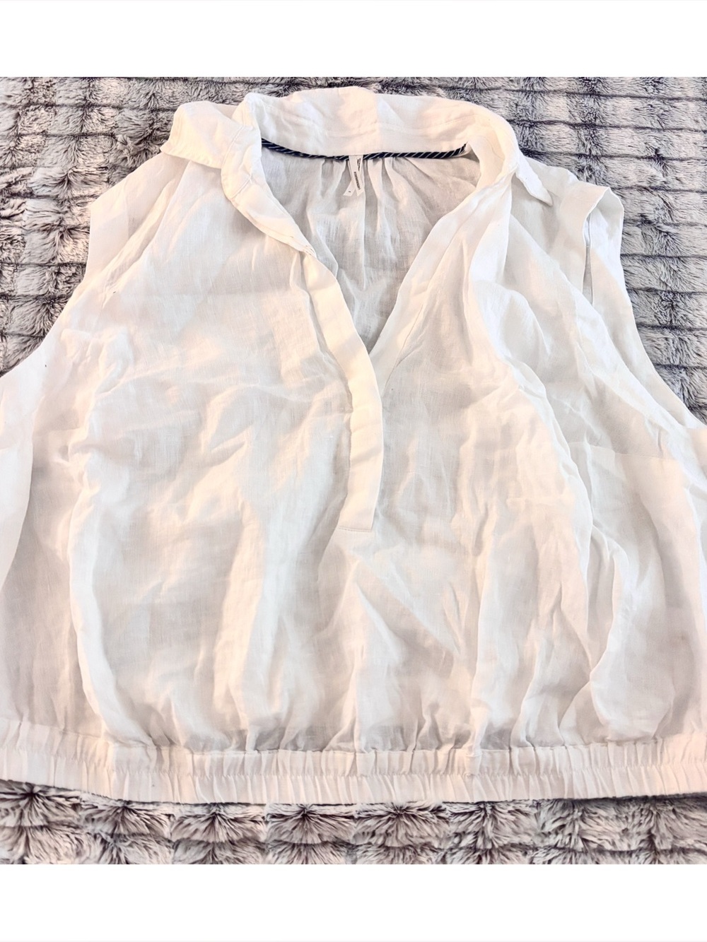 Anthropologie Collared Twist Front Blouse